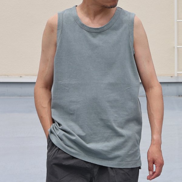 画像3: ピグメント 米綿 (USAコットン) 16/-天竺 ( 8.45オンス) サイドスリット ロングタンク / Audience