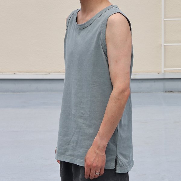 画像4: ピグメント 米綿 (USAコットン) 16/-天竺 ( 8.45オンス) サイドスリット ロングタンク / Audience