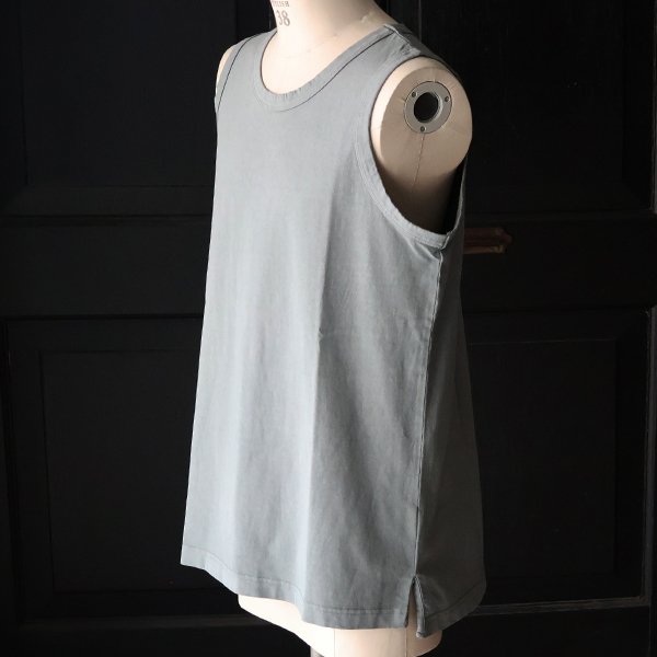画像15: ピグメント 米綿 (USAコットン) 16/-天竺 ( 8.45オンス) サイドスリット ロングタンク / Audience