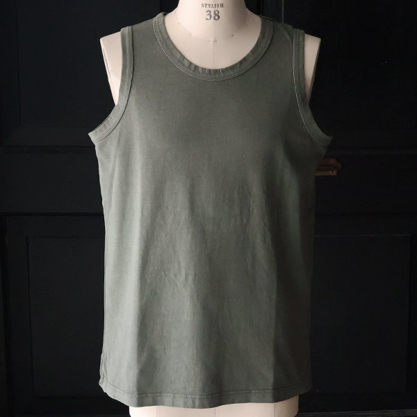 画像16: ピグメント 米綿 (USAコットン) 16/-天竺 ( 8.45オンス) サイドスリット ロングタンク / Audience