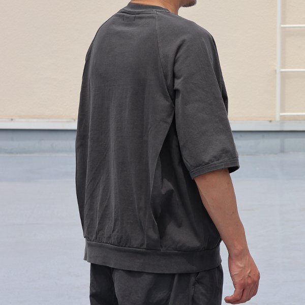 画像5: ピグメント 米綿 (USAコットン) 16/-天竺 ( 8.45オンス) ガゼットクルーネック ラグラン ハーフスリーブ バルーン Tシャツ / Audience【ご予約・3月中旬〜4月上旬予定】