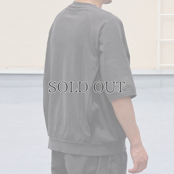 画像5: ピグメント 米綿 (USAコットン) 16/-天竺 ( 8.45オンス) ガゼットクルーネック ラグラン ハーフスリーブ バルーン Tシャツ / Audience