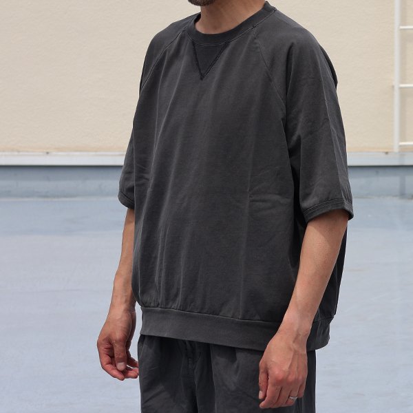 画像6: ピグメント 米綿 (USAコットン) 16/-天竺 ( 8.45オンス) ガゼットクルーネック ラグラン ハーフスリーブ バルーン Tシャツ / Audience【ご予約・3月中旬〜4月上旬予定】