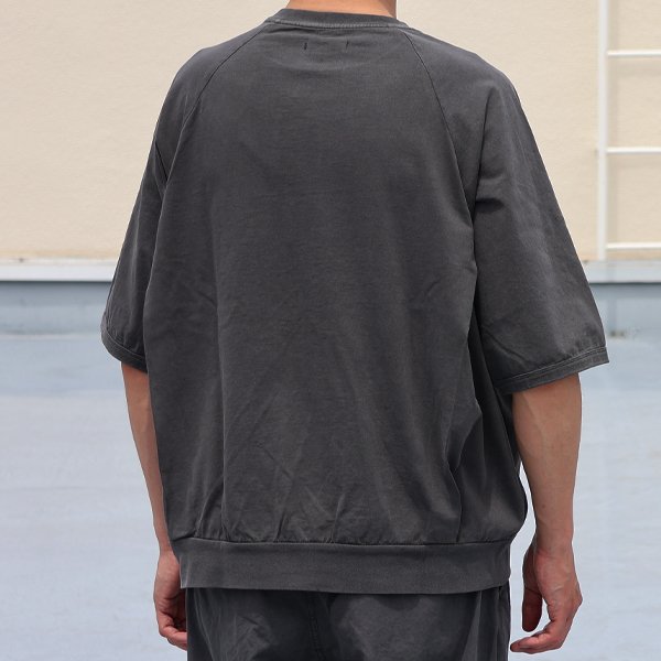 画像7: ピグメント 米綿 (USAコットン) 16/-天竺 ( 8.45オンス) ガゼットクルーネック ラグラン ハーフスリーブ バルーン Tシャツ / Audience【ご予約・3月中旬〜4月上旬予定】