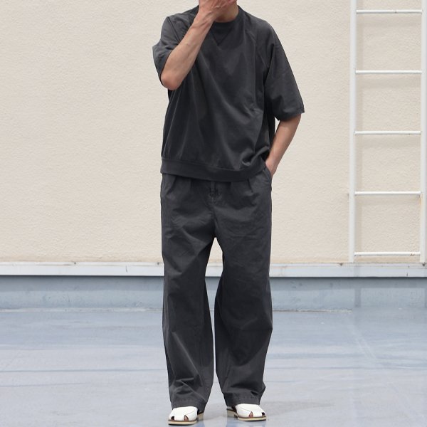 画像8: ピグメント 米綿 (USAコットン) 16/-天竺 ( 8.45オンス) ガゼットクルーネック ラグラン ハーフスリーブ バルーン Tシャツ / Audience【ご予約・3月中旬〜4月上旬予定】