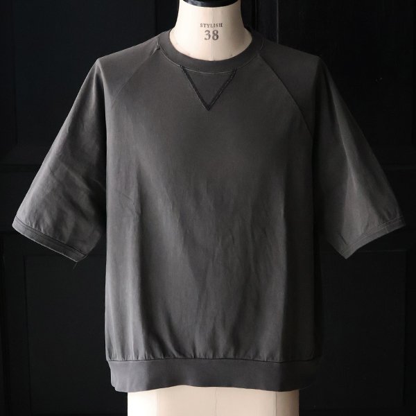 画像20: ピグメント 米綿 (USAコットン) 16/-天竺 ( 8.45オンス) ガゼットクルーネック ラグラン ハーフスリーブ バルーン Tシャツ / Audience