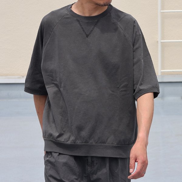 画像7: ピグメント 米綿 (USAコットン) 16/-天竺 ( 8.45オンス) ガゼットクルーネック ラグラン ハーフスリーブ バルーン Tシャツ / Audience