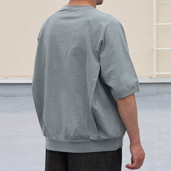 画像11: ピグメント 米綿 (USAコットン) 16/-天竺 ( 8.45オンス) ガゼットクルーネック ラグラン ハーフスリーブ バルーン Tシャツ / Audience