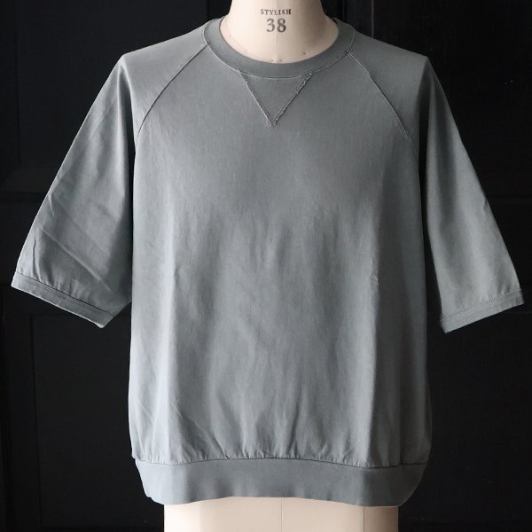 画像16: ピグメント 米綿 (USAコットン) 16/-天竺 ( 8.45オンス) ガゼットクルーネック ラグラン ハーフスリーブ バルーン Tシャツ / Audience