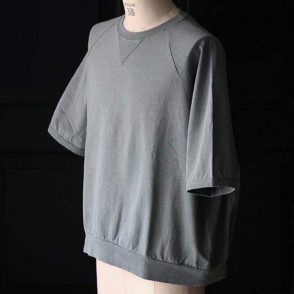 画像17: ピグメント 米綿 (USAコットン) 16/-天竺 ( 8.45オンス) ガゼットクルーネック ラグラン ハーフスリーブ バルーン Tシャツ / Audience