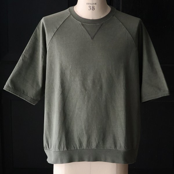 画像18: ピグメント 米綿 (USAコットン) 16/-天竺 ( 8.45オンス) ガゼットクルーネック ラグラン ハーフスリーブ バルーン Tシャツ / Audience