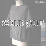ピグメント 米綿 (USAコットン) 16/-天竺 ( 8.45オンス) ガゼットクルーネック ラグラン ハーフスリーブ バルーン Tシャツ / Audience
