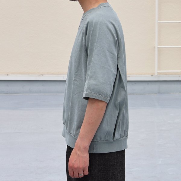 画像5: ピグメント 米綿 (USAコットン) 16/-天竺 ( 8.45オンス) ガゼットクルーネック ラグラン ハーフスリーブ バルーン Tシャツ / Audience