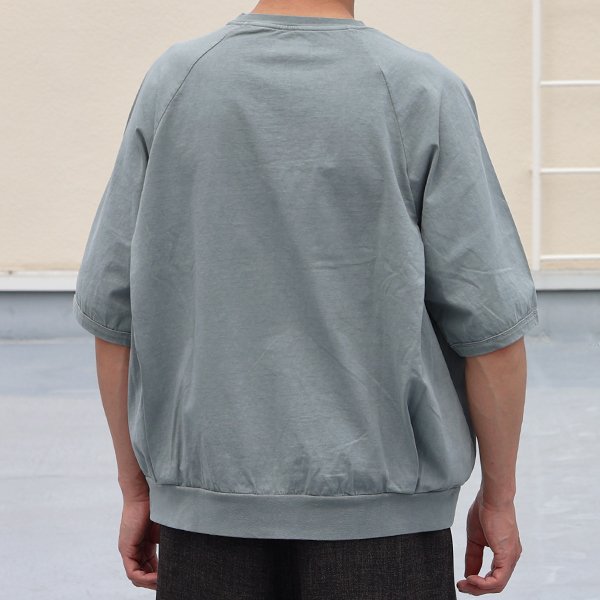 画像7: ピグメント 米綿 (USAコットン) 16/-天竺 ( 8.45オンス) ガゼットクルーネック ラグラン ハーフスリーブ バルーン Tシャツ / Audience