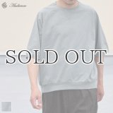 ピグメント 米綿 (USAコットン) 16/-天竺 ( 8.45オンス) ガゼットクルーネック ラグラン ハーフスリーブ バルーン Tシャツ / Audience