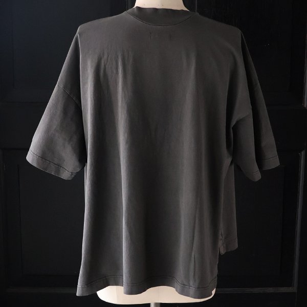 画像21: ピグメント 米綿（USAコットン）16/-天竺（8.45オンス）胸ポケ付き サイドスリット ボクシーAライン ビッグ Tシャツ / Audience