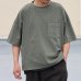 画像3: ピグメント 米綿（USAコットン）16/-天竺（8.45オンス）胸ポケ付き サイドスリット ボクシーAライン ビッグ Tシャツ / Audience