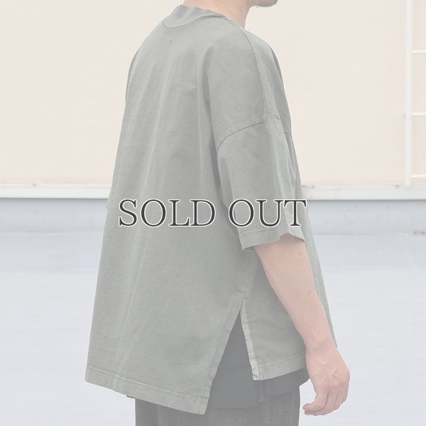 画像6: ピグメント 米綿(USAコットン)16/-天竺(8.45オンス)胸ポケ付き サイドスリット ボクシーAライン ビッグ Tシャツ / Audience