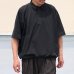 画像2: ピグメント 米綿 (USAコットン) 16/-天竺 ( 8.45オンス) ハーフスリーブ ドローコード バルーン ポロシャツ / Audience (2)
