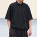 画像3: ピグメント 米綿 (USAコットン) 16/-天竺 ( 8.45オンス) ハーフスリーブ ドローコード バルーン ポロシャツ / Audience