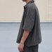 画像5: ピグメント 米綿 (USAコットン) 16/-天竺 ( 8.45オンス) ハーフスリーブ ドローコード バルーン ポロシャツ / Audience