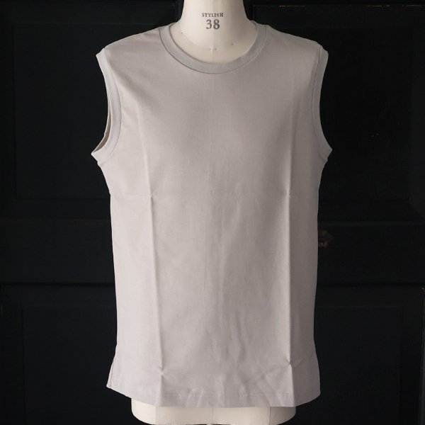 画像2: VORTEX 8オンス（MVS天竺）サイドスリット ノースリーブ Tシャツ【MADE IN JAPAN】『日本製』/ Upscape Audience