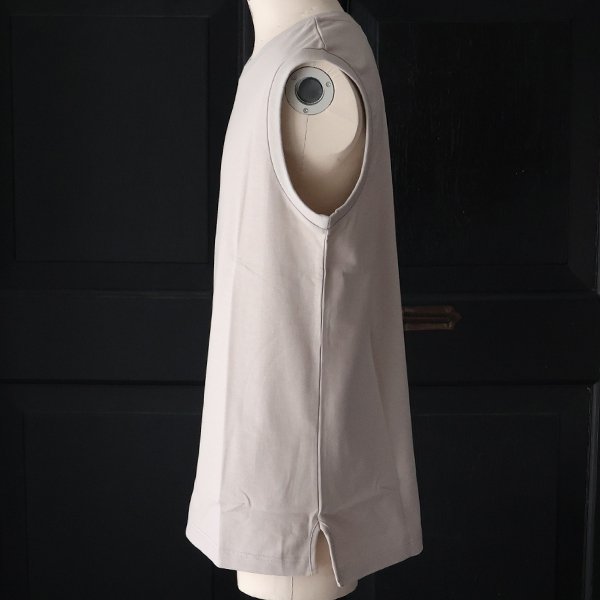 画像3: VORTEX 8オンス（MVS天竺）サイドスリット ノースリーブ Tシャツ【MADE IN JAPAN】『日本製』/ Upscape Audience