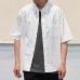 画像2: 日本製 ワンウォッシュ ボタンダウン 半袖 テーパードシャツ【MADE IN JAPAN】『日本製』/ Upscape Audience (2)