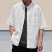 画像4: 日本製 ワンウォッシュ ボタンダウン 半袖 テーパードシャツ【MADE IN JAPAN】『日本製』/ Upscape Audience
