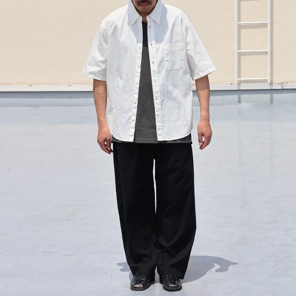 画像8: 日本製 ワンウォッシュ ボタンダウン 半袖 テーパードシャツ【MADE IN JAPAN】『日本製』/ Upscape Audience