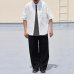 画像8: 日本製 ワンウォッシュ ボタンダウン 半袖 テーパードシャツ【MADE IN JAPAN】『日本製』/ Upscape Audience