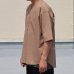 画像4: 綿麻ビンテージキャンバス スリーピング ヘンリー ハーフスリーブシャツ / Audience