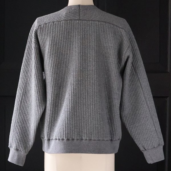 画像15: 「尾州」コットンキルト ミリタリースリーブ クルーネック【MADE IN JAPAN】『日本製』 / Upscape Audience