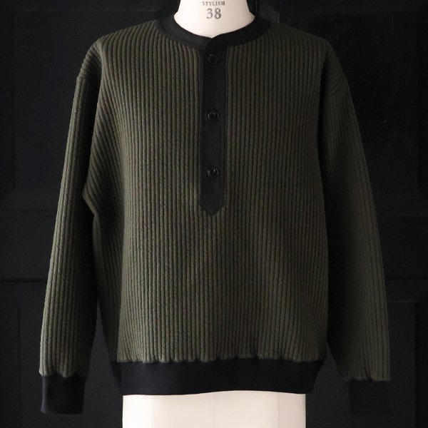 画像8: 「尾州」コットンキルト 布帛ヘンリーネック【MADE IN JAPAN】『日本製』 / Upscape Audience