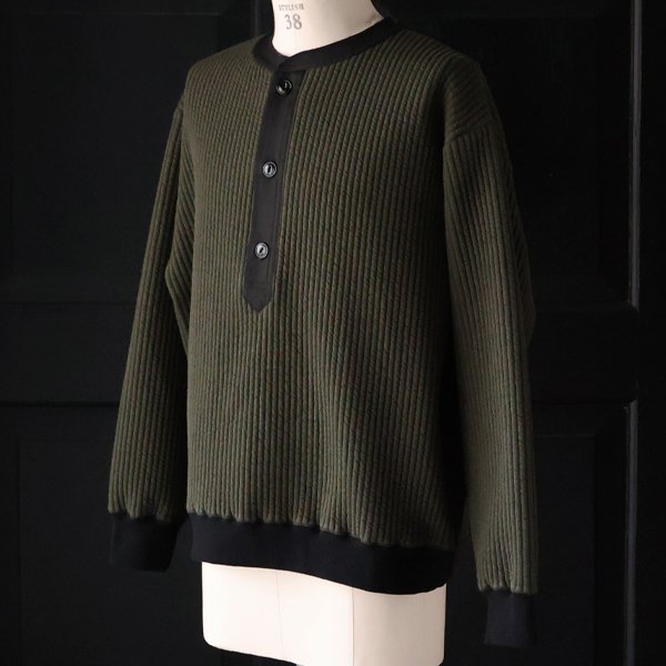 画像9: 「尾州」コットンキルト 布帛ヘンリーネック【MADE IN JAPAN】『日本製』 / Upscape Audience