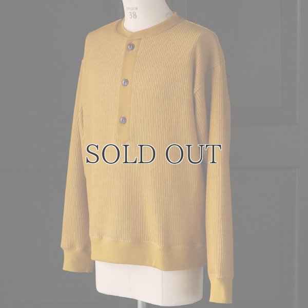 画像10: ウールビッグワッフル 布帛ヘンリーネック ニットソー【MADE IN JAPAN】『日本製』 / Upscape Audience