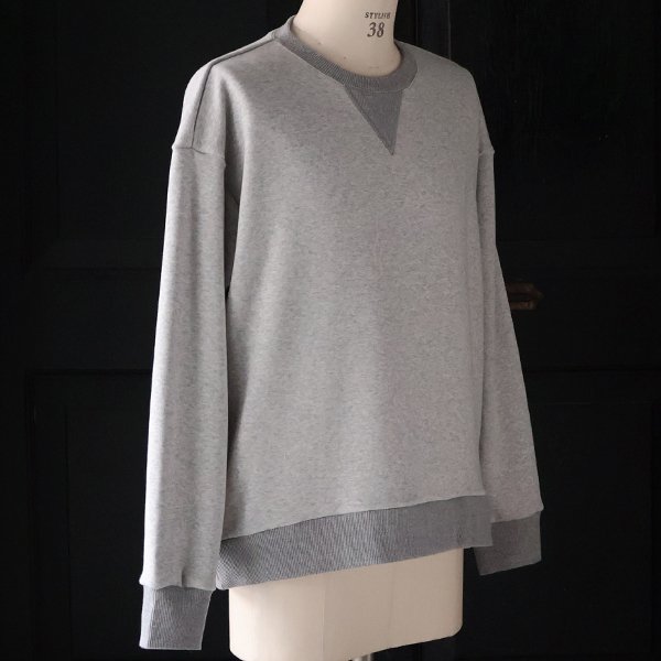 画像16: ボンバーヒート爆暖裏起毛 ガゼットクルーネック バルーンスウェット【MADE IN JAPAN】『日本製』 / Upscape Audience