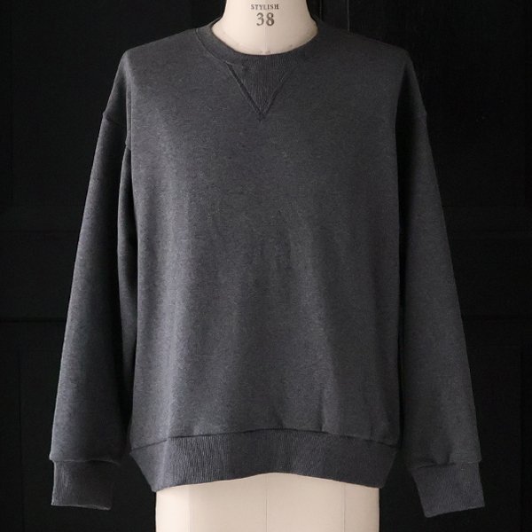 画像2: ボンバーヒート爆暖裏起毛 ガゼットクルーネック バルーンスウェット【MADE IN JAPAN】『日本製』 / Upscape Audience