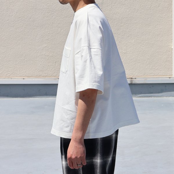 画像13: VORTEX 8オンス(MVS天竺)グラスポケット付き ボクシー クロップドTee【MADE IN JAPAN】『日本製』/ Upscape Audience