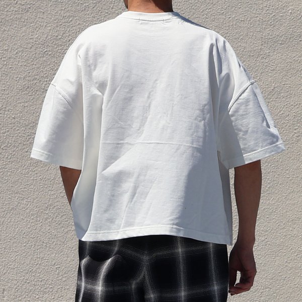 画像14: VORTEX 8オンス(MVS天竺)グラスポケット付き ボクシー クロップドTee【MADE IN JAPAN】『日本製』/ Upscape Audience