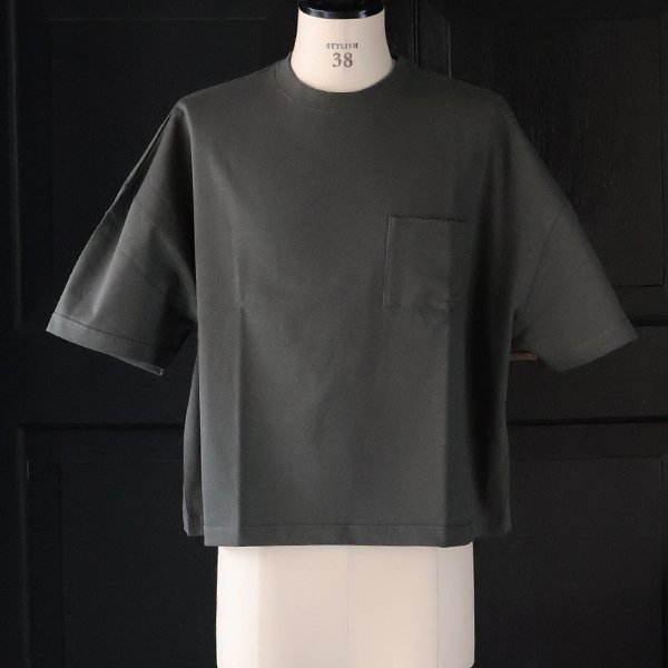 画像4: VORTEX 8オンス（MVS天竺）グラスポケット付き ボクシー クロップドTee【MADE IN JAPAN】『日本製』/ Upscape Audience