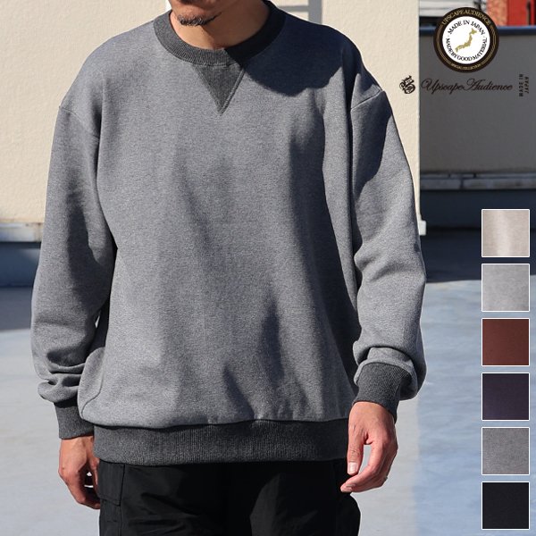 画像1: 「和歌山」 ミラノリブ (10オンス) バルーン Vガゼット クルーネック【MADE IN JAPAN】【送料無料】『日本製』 / Upscape Audience