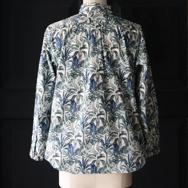 画像16: 日本製 プリントブロード ワンウォッシュ レギュラーカラー 長袖 テーパードシャツ【MADE IN JAPAN】『日本製』/ Upscape Audience