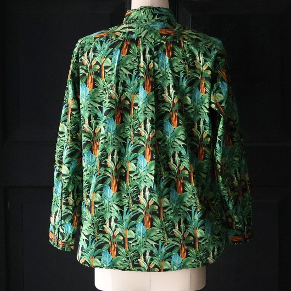 画像20: 日本製 プリントブロード ワンウォッシュ レギュラーカラー 長袖 テーパードシャツ【MADE IN JAPAN】『日本製』/ Upscape Audience