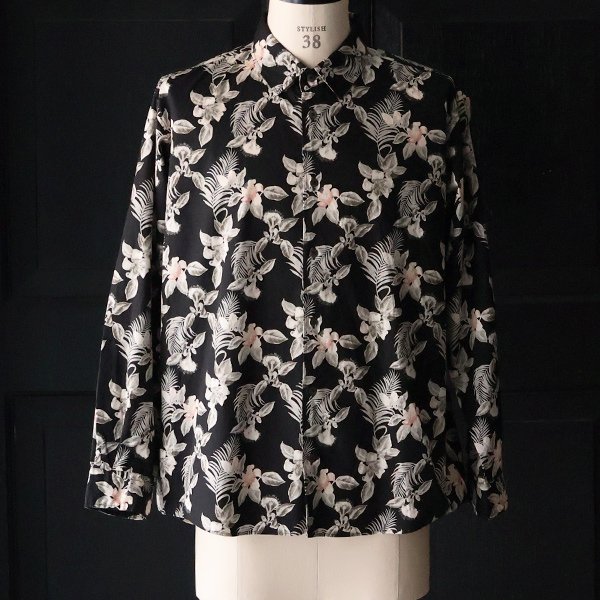 画像22: 日本製 プリントブロード ワンウォッシュ レギュラーカラー 長袖 テーパードシャツ【MADE IN JAPAN】『日本製』/ Upscape Audience