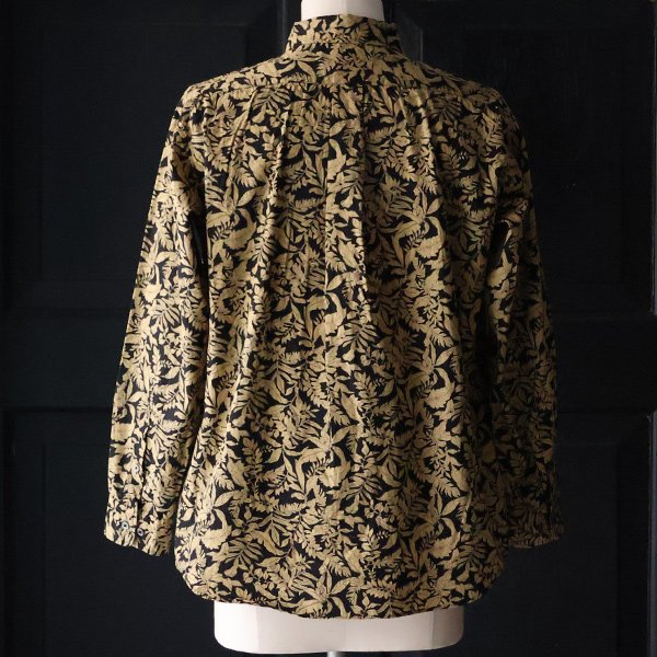 画像12: 日本製 プリントブロード ワンウォッシュ レギュラーカラー 長袖 テーパードシャツ【MADE IN JAPAN】『日本製』/ Upscape Audience