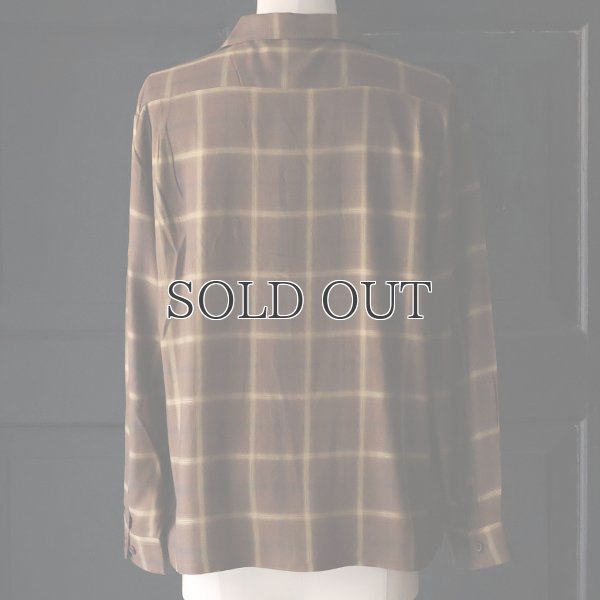 画像5: 「西脇」 レーヨン オンブレチェック オープンカラー 長袖シャツ【MADE IN JAPAN】『日本製』/ Upscape Audience