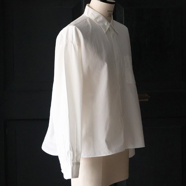 画像14: 「遠州」7オンス チノクロス ボタンダウン ボクシー クロップド 長袖シャツ【MADE IN JAPAN】『日本製』/ Upscape Audience