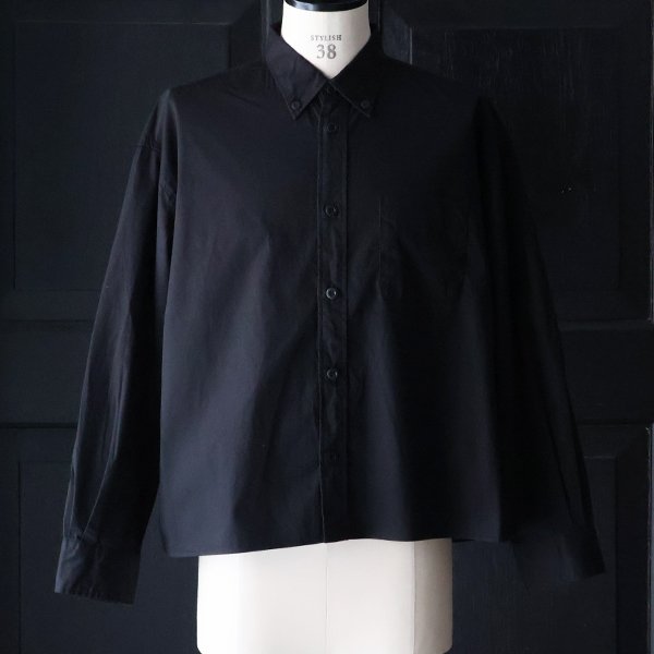 画像2: 「遠州」7オンス チノクロス ボタンダウン ボクシー クロップド 長袖シャツ【MADE IN JAPAN】『日本製』/ Upscape Audience