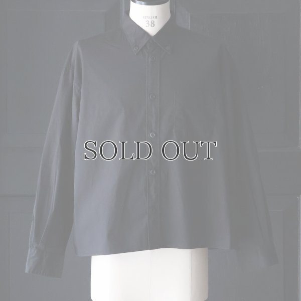 画像6: 「遠州」7オンス チノクロス ボタンダウン ボクシー クロップド 長袖シャツ【MADE IN JAPAN】『日本製』/ Upscape Audience